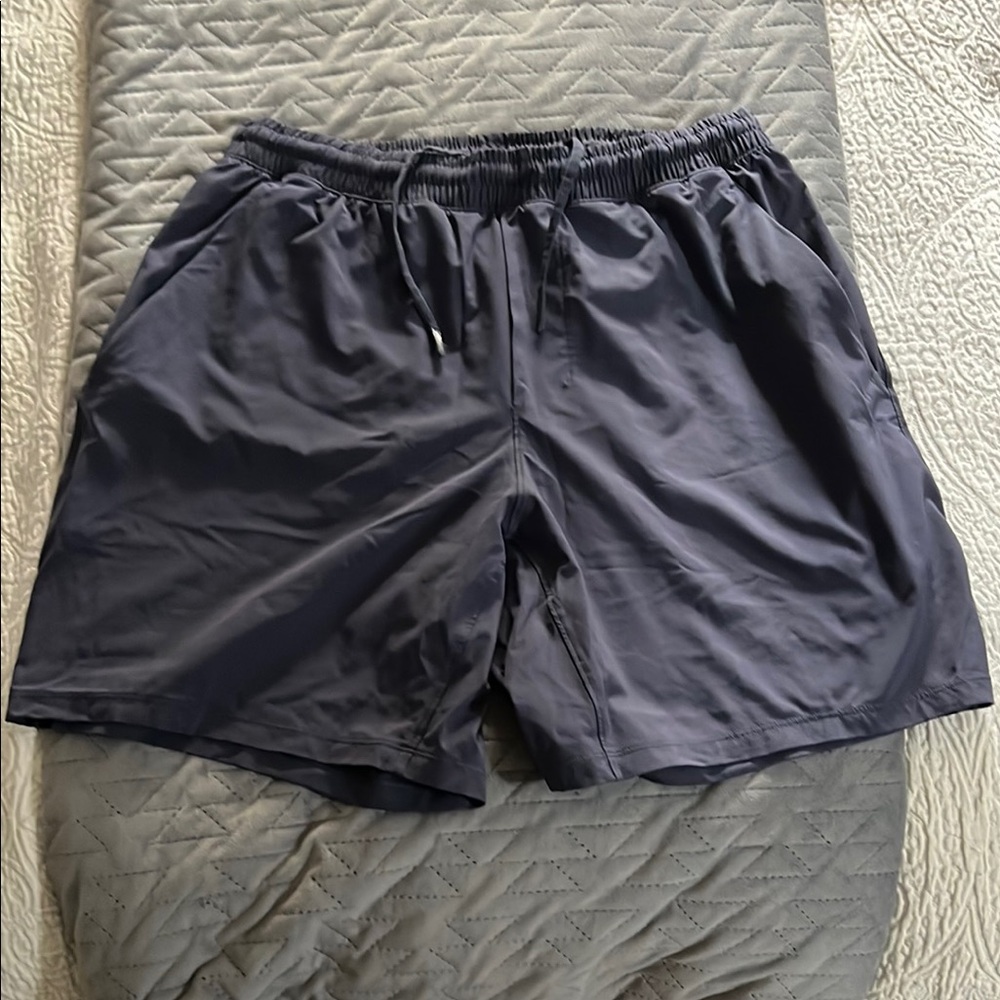 Men's Dark Purple Pacebreaker 7 inch Unlined Shorts